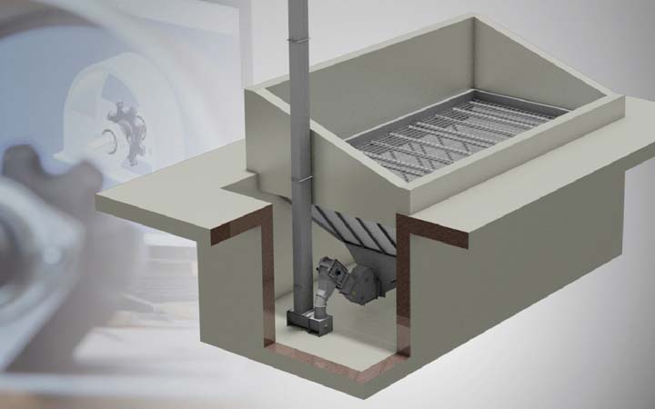 Dry pit
