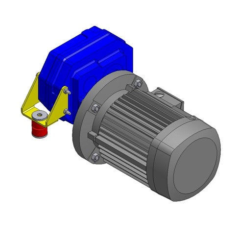 Akselgearmotor 4,0 kW 240 o/m Ø35
