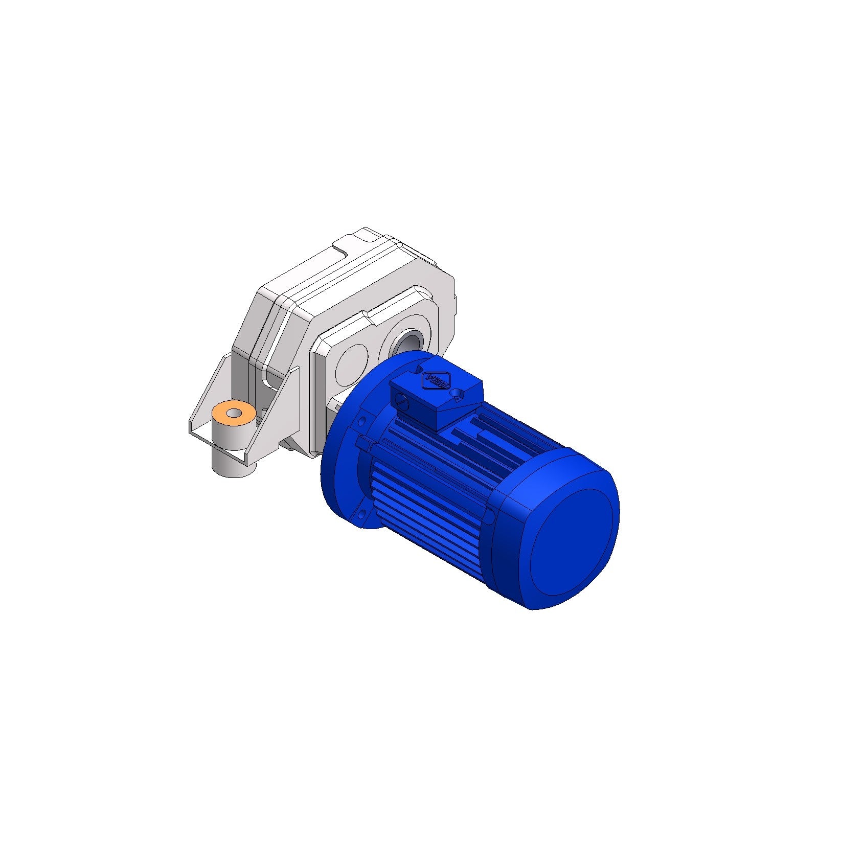 Akselgearmotor 45 o/m Ø45 230/400V