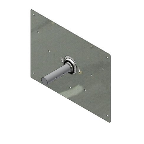 Endeplade med leje og tap til Ø135 snegl