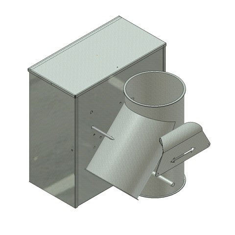 Forgrener 2-vejs 45° SK200 m/2 endestop