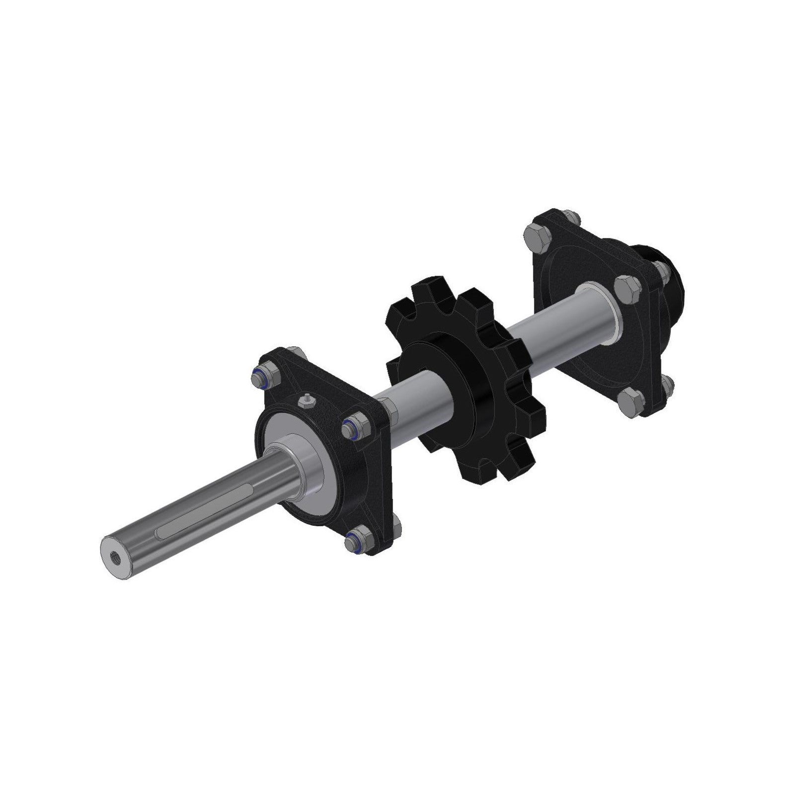 Akselsæt Ø30 L:442mm for T40