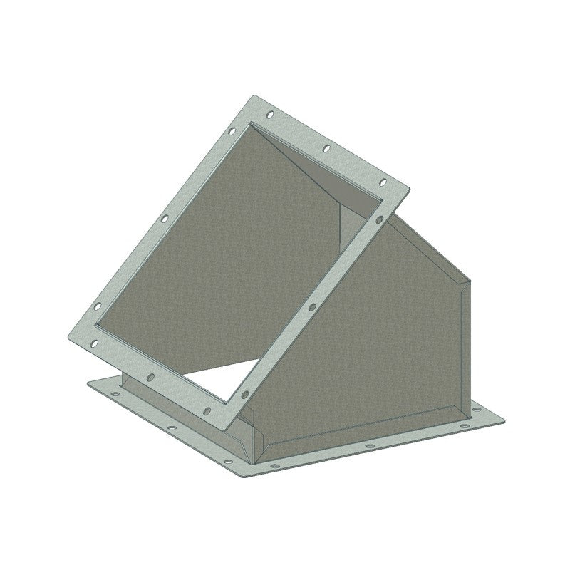 Bøjning 45° 4-kant 300x300