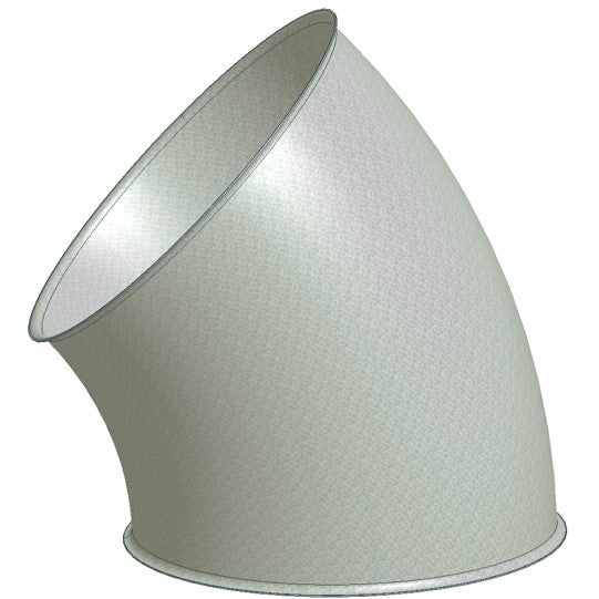 Bøjning 45° SK300, 1,0 mm