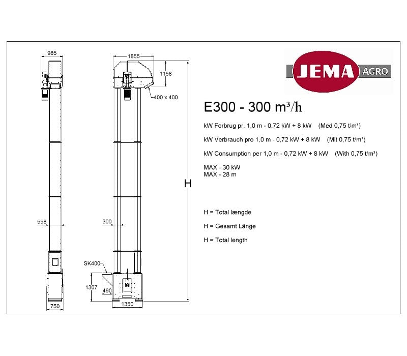 E300 Kopelevator