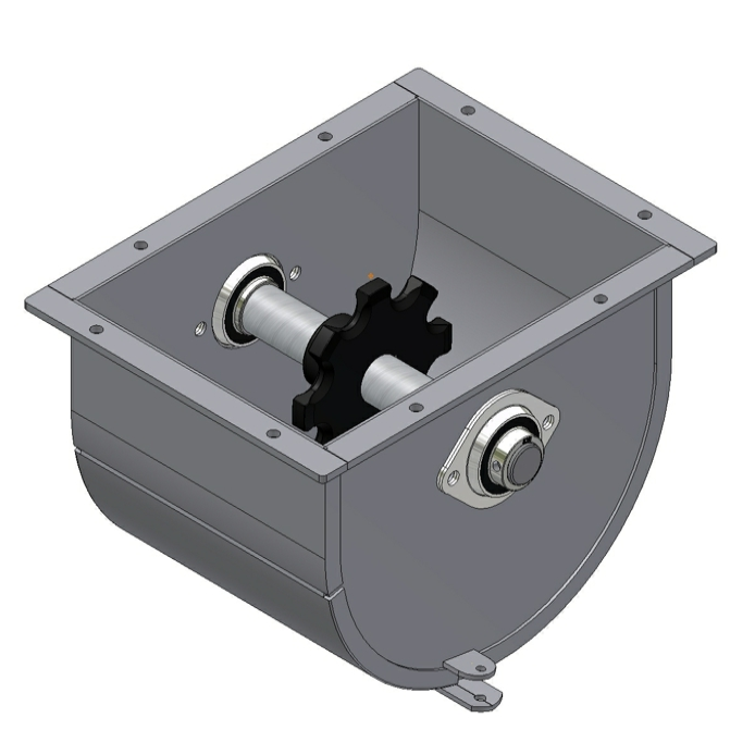 Elevatorfod T40/T45 lukket, m/lem