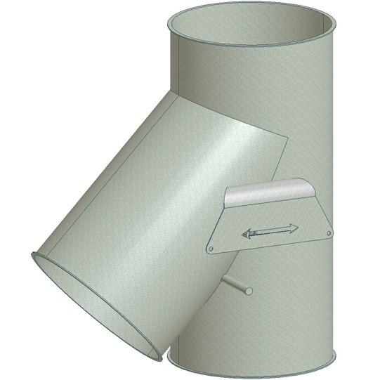 Forgrener 2-vejs 45° SK300, 2,0 mm