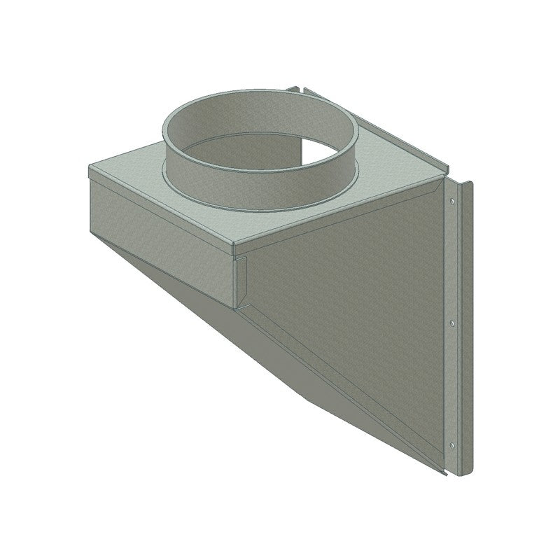 Indløbsstykke 90° SK250 til T54