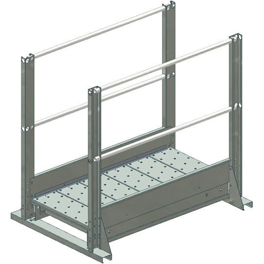Mellemplatform 1,2 m. for trappe