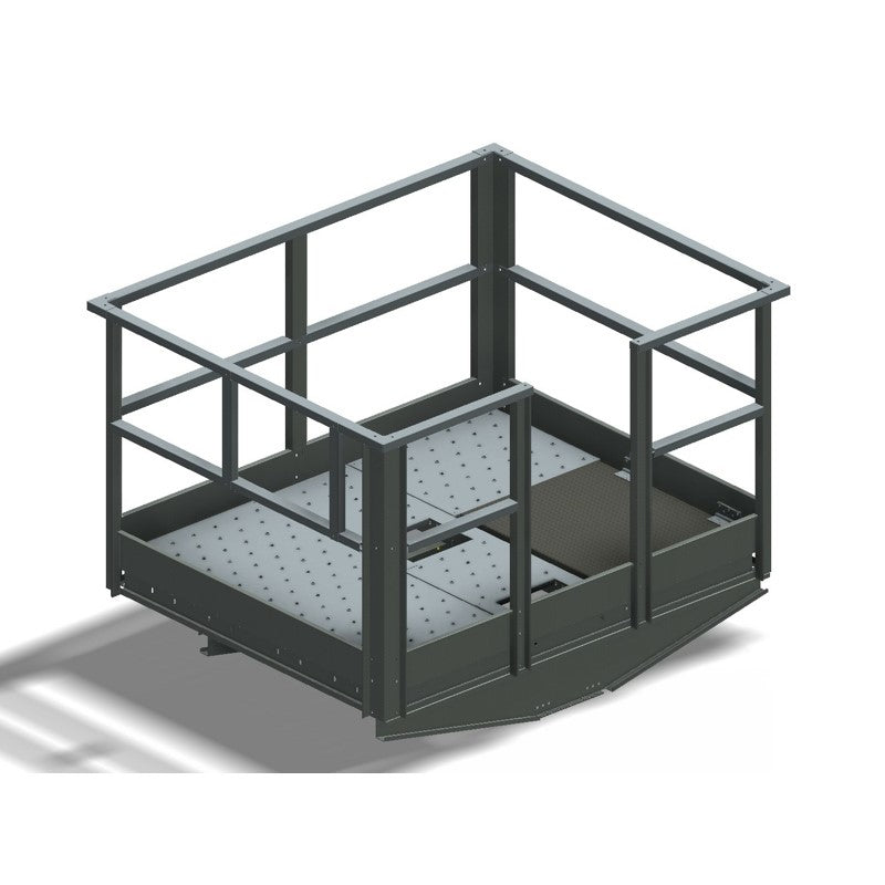 Platform med gelænder for T54/T55